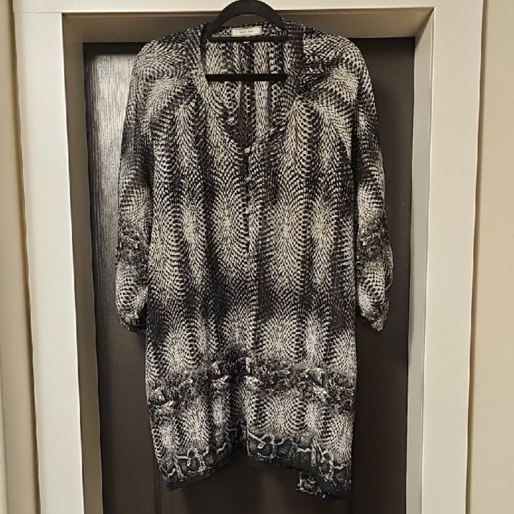 LAURA MAX Patterned Women's Tunic Top